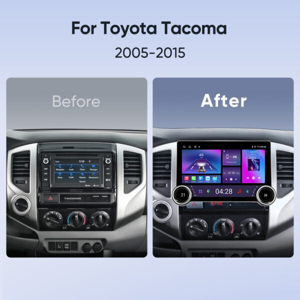 11.5" Dual Knobs Car Radio for Toyota Tacoma 2005-2015 (with/JBL or not) Stereo Update - Image 2
